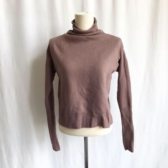 Wilfred Aritzia rose taupe mock neck knit XXS - Picture 1 of 9
